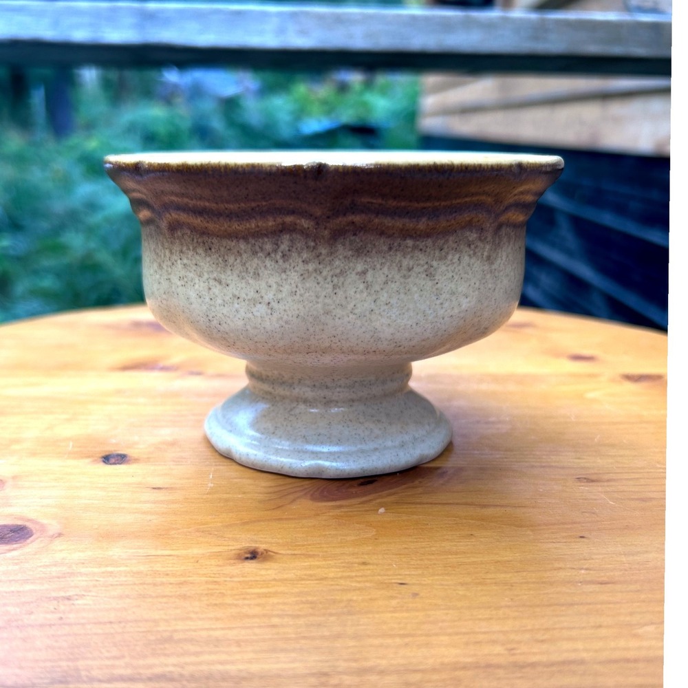 Vintage Sugar Bowl Base Tan Whole Wheat Stoneware Replacement Dish Mikasa